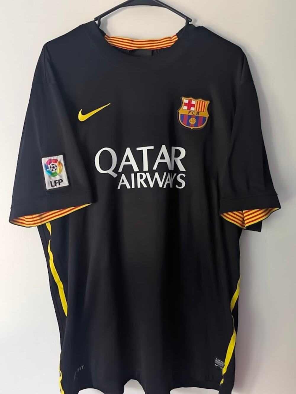 Barcelona Messi Black Vintage Jersey 2XL